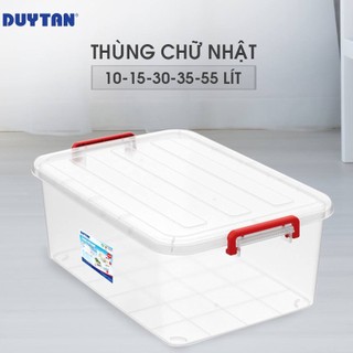Thùng Nhựa Trong Suốt Duy Tân 10L/15L/30L/45L/55L/90L