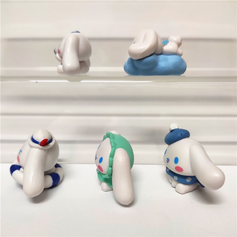 Set 1 5 Mô Hình Nhân Vật Hoạt Hình Sanrio Cinnamoroll Trang Trí Bánh Kem Sinh Nhật PG1