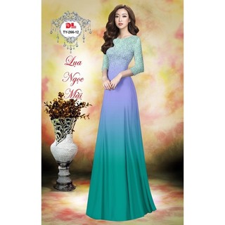 vải áo dài Ombre