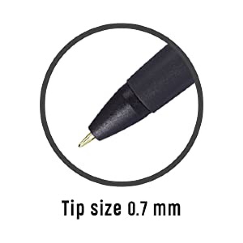 Bút bi bấm văn phòng mực xanh đen đỏ ngòi 0.7mm Linc Pentonic BRT viết nét đều trơn thiết kế hiện đại hàng nhập Ấn Độ