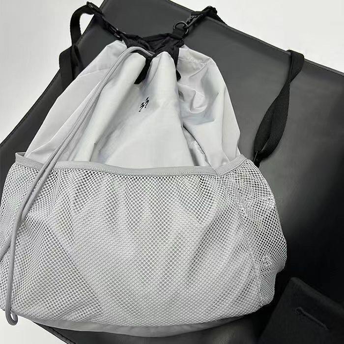 Ba Lô Lưới Nylon Nhẹ Sức Chứa Lớn In Họa Tiết Ba Chiều Chính Hãng FUZZYKON