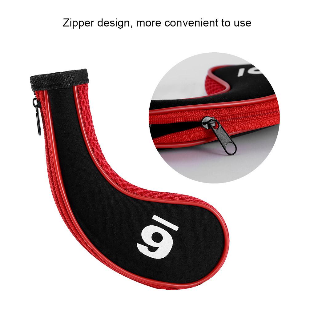 Bộ 12 Vỏ Bọc Bảo Vệ Đầu Gậy Đánh Golf Chống Mòn Tiện Dụng