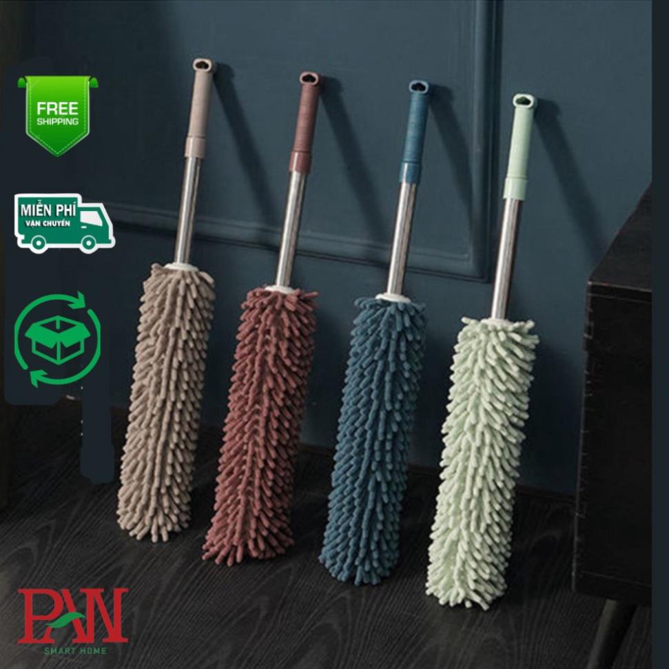 Chối Quét Bụi Thông Minh🍀FREESHIP🍀Dụng Cụ Quét Màng Nhện, Thu Gọn Và Kéo Dài Tiện Lợi ,