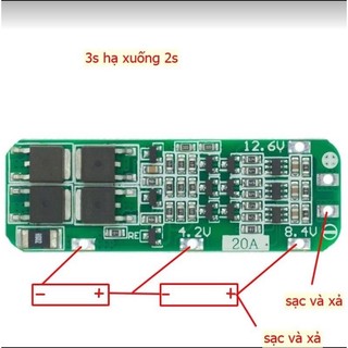 Mạch bảo vệ 3s20a xanh có cân bằng