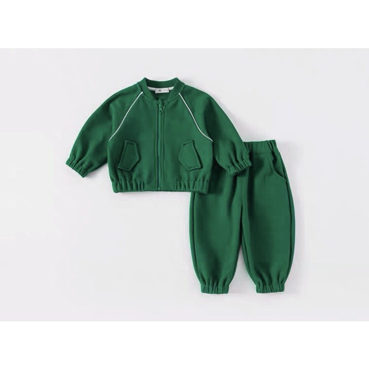 Bộ Thu Đông Bomber Trẻ Em Cho Bé Trai Và Bé Gái Hình Khủng Long Chất Nỉ Da Cá Mềm Mịn Thời Trang Trẻ Em Poskids