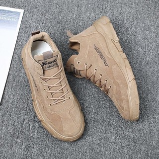 Giày nam da lộn thời trang 🔴freeship🔴 béo luxury -giày sneaker da lộn cao cấp