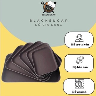 Khay/mâm phục vụ chống trượt chữ nhật cỡ lớn kích thước 38x51cm & 40x60cm