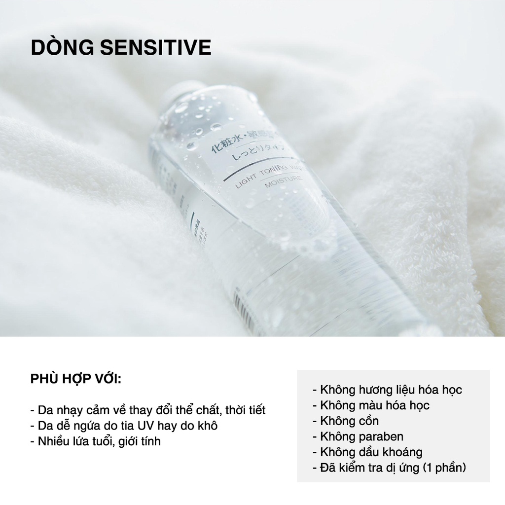 Muji Nước Hoa Hồng Dưỡng Ẩm Cao (Sensitive) 400ml | BigBuy360 - bigbuy360.vn