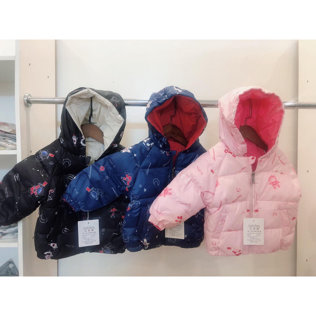 Áo phao siêu nhẹ dài tay loại dày cho bé hàng cao cấp AP07