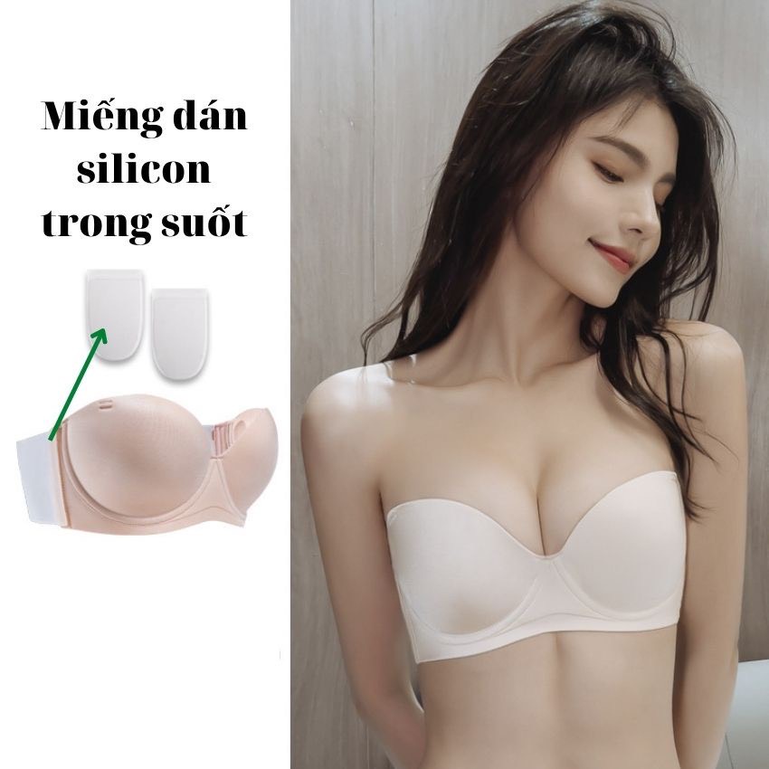 Áo ngực quây ngang nhiều kiểu dáng , áo ngực không dây cúp ngang nâng hở lưng