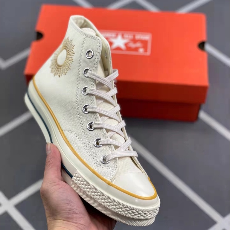 Giày Thể Thao Converse All Star2023 Thêu Họa Tiết Mặt Trăng Màu Trắng Thời Trang Cho Nam Và Nữ-2112