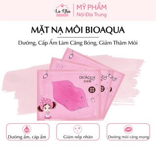 Mặt nạ môi Bioaqua nội địa trung chính hãng, miếng mặt nạ mask ngủ dưỡng, cấp ẩm làm căng bóng, giảm thâm môi.
