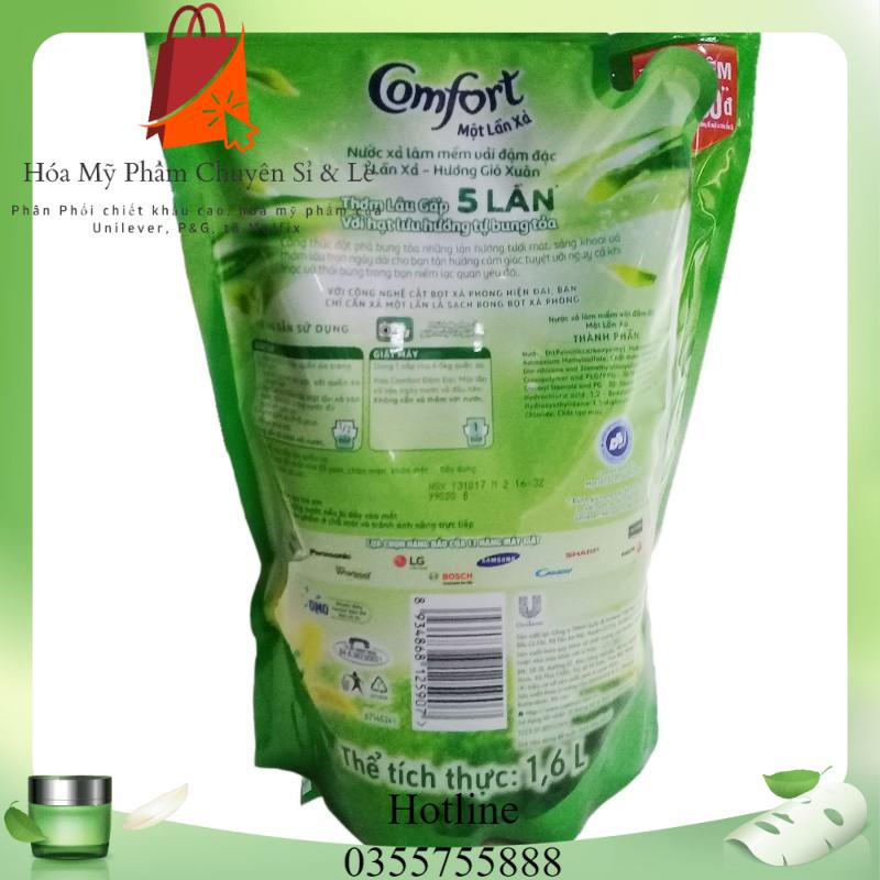 Comfort một lần xả ngăn mùi hôi Túi 3.2L/1,6 lít