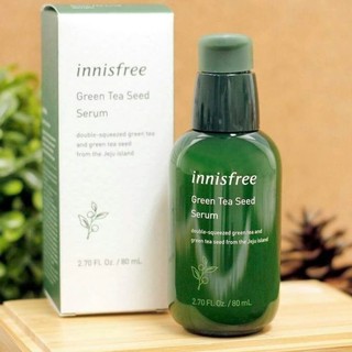 Tinh chất dưỡng ẩm sâu - phục hồi da mụn innisfree green tea seed serum 80ml