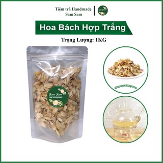 1kg hoa bách hợp trắng sấy khô