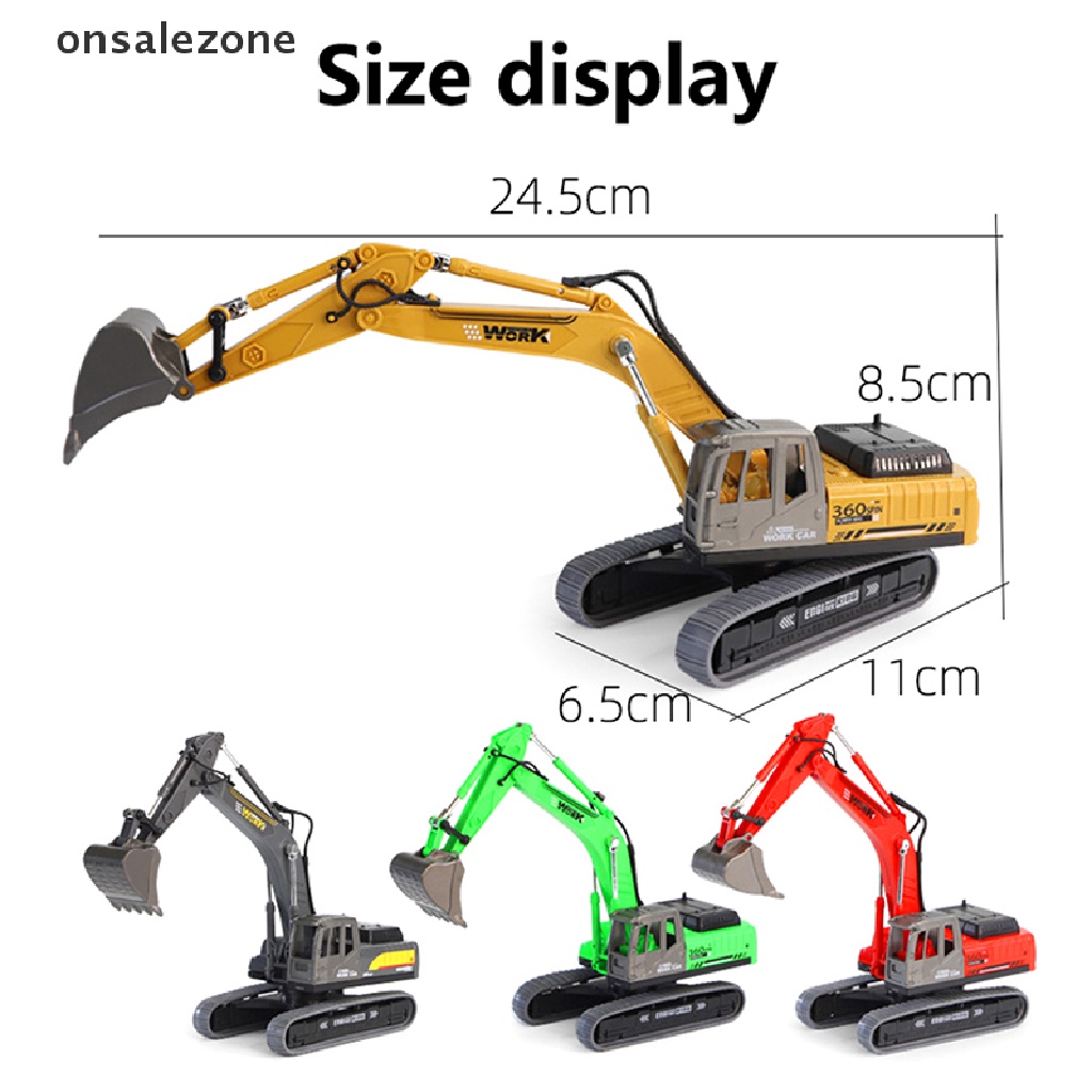 Mô Hình Xe Xúc Đất Đồ Chơi Cho Bé