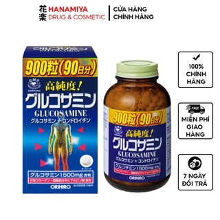 Viên uống bổ sung Glucosamine Orihiro 1500mg 900 viên Nhật Bản