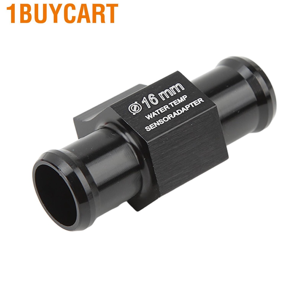 1buycart Universal Motorcycle DC12V LCD Screen Slim Water Temperature Gauge With 16mm Tee for Motorbike