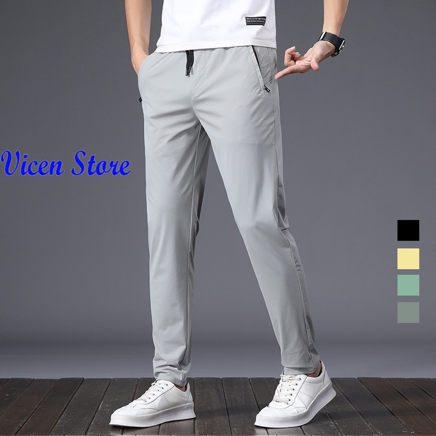 Quần Dài Thể Thao Nam VICENZO Túi Có Khóa Tiện Lợi. Quần Dài Nam Tôn Dáng Thoải Mái Năng Động | BigBuy360 - bigbuy360.vn