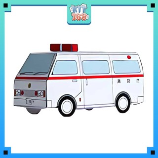 Mô hình giấy Xe cấp cứu ver 2