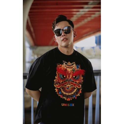 Áo lân ngũ hành - Unisex Nam Nữ - cho Bé và Gia Đình - Form Rộng - bigsize - áo nhóm - đồng phục áo lớp - local brand