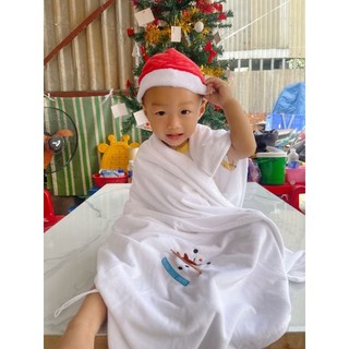 Chăn noel kèm nón.