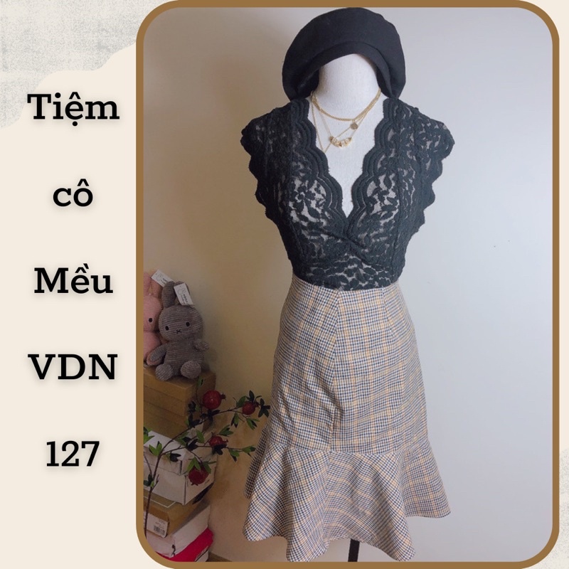 Chân váy dạ mỏng, dáng đuôi cá-127