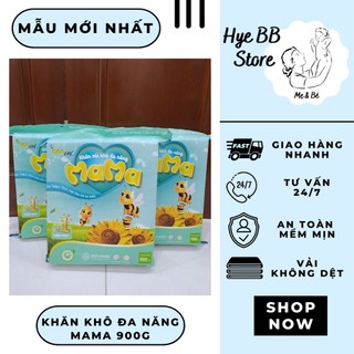 [HÀNG CHÍNH HÃNG] Khăn vải khô đa năng MAMA (Bịch lớn 900g)