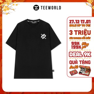 Áo thun Local Brand Teeworld Logo 21 T-shirt Trắng và Đen Nam Nữ Form Rộng Unisex