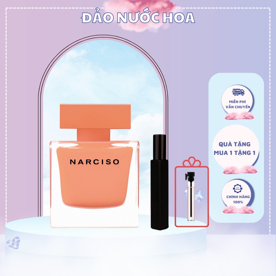 Nước hoa chiết narciso be, hồng lùn 10ml siêu sale nước hoa nữ mềm mại nhẹ nhàng ngọt ngào đảo nước hoa - A8