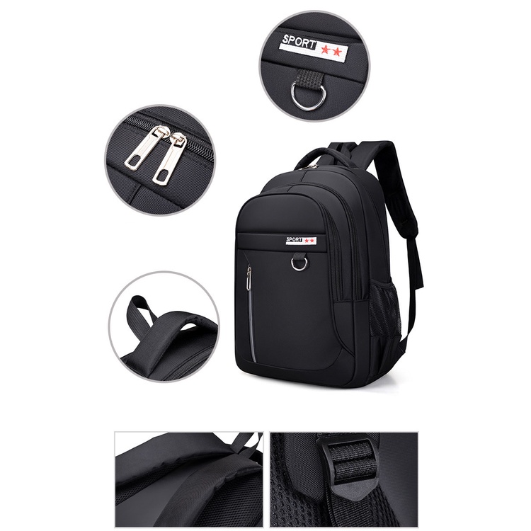 BaLo Đi Học, Đi Phượt Vải Dù Chống Xước , Chống Thấm Nước Kích Thước Lớn Có Ngăn Đựng Laptop