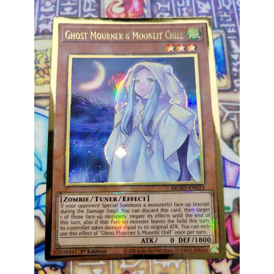Thẻ bài Yugioh - TCG - Ghost Mourner & Moonlit Chill / MGED-EN023