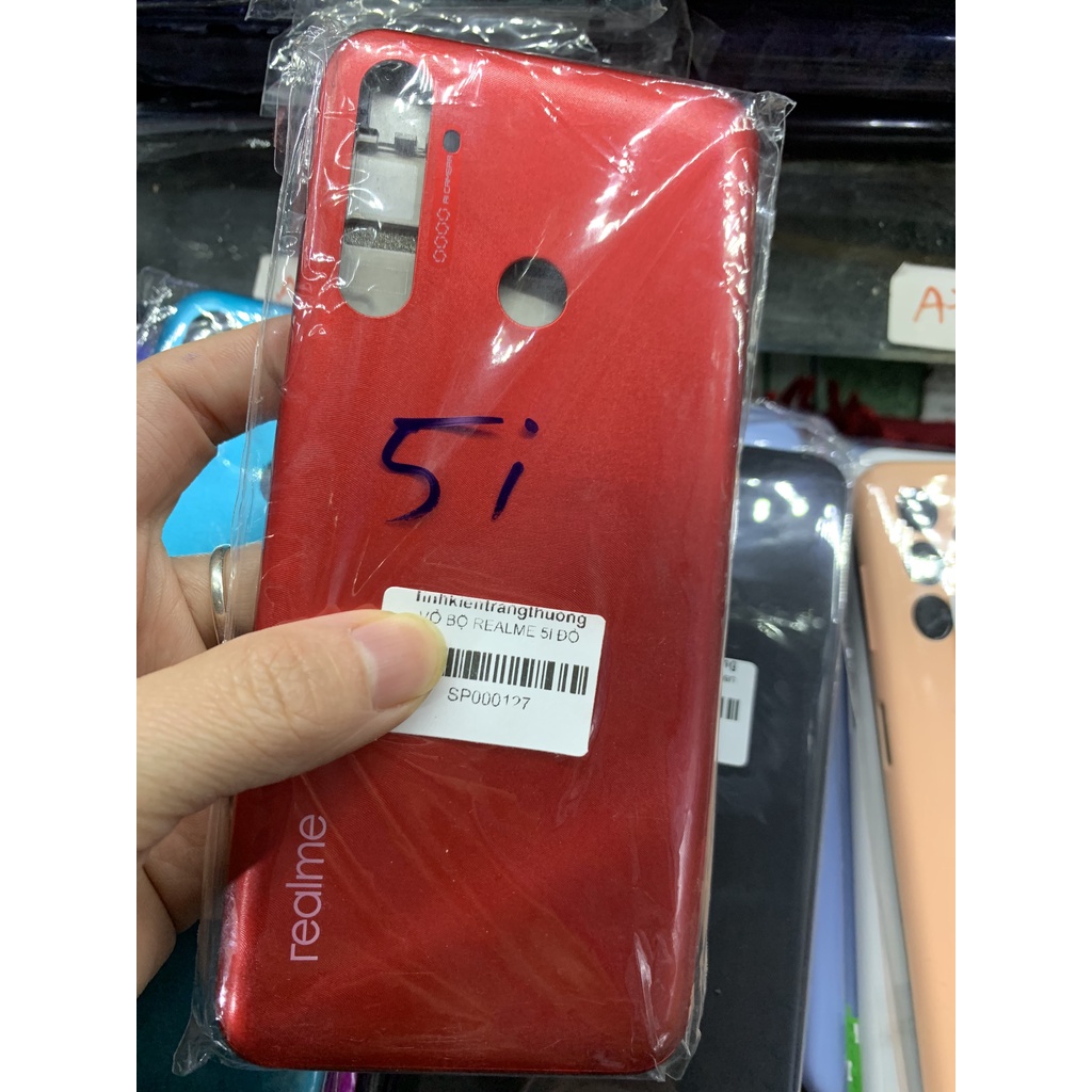 Bộ vỏ realme 5i zin hãng full đồ