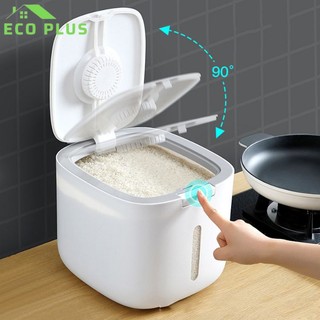Thùng đựng gạo thông minh ecoco loại 5kg, 10kg chất liệu nhựa abs cao cấp