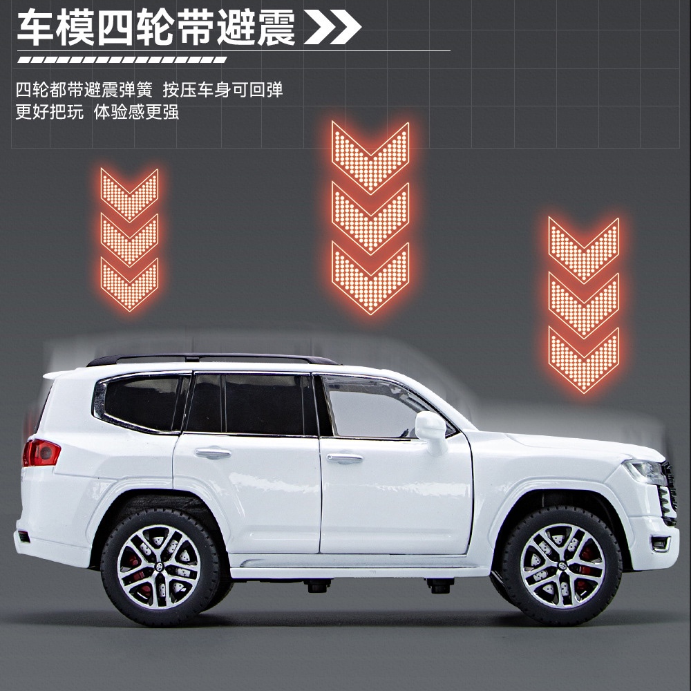 Xe Ô Tô TOYOTA Land Cruiser Đồ Chơi Tỉ Lệ 1 / 24