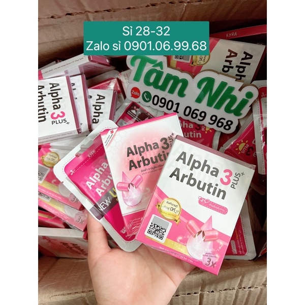 Kích trắng Alpha Arbutin ⚡ CHUẨN CHÍNH HÃNG ⚡ Kích trắng Alpha Arbutin hàng chuẩn Thái Lan
