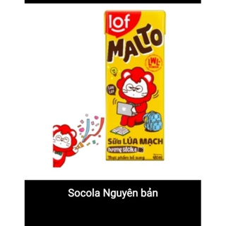 Thùng 48 hộp sữa lof malto socola lúa mạch tặng balo - ảnh sản phẩm 4