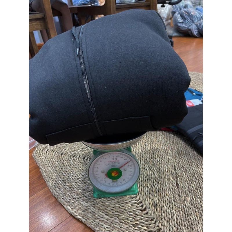 Áo khoác nỉ lót lông cừu toàn thân có mũ unisex siêu dầy