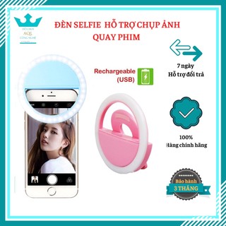 Đèn Led Selfie Kẹp Điện Thoại Chụp Ảnh Tự Sướng - Đèn Selfie Điện Thoại 3 Chế Độ Sáng