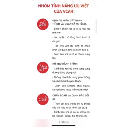 Định Vị Hành Trình ô tô Vcar Viettel TẶNG KÈM SIM 12T dùng ko mất tiền, Tb Giám Sát ô tô qua cổng OBD