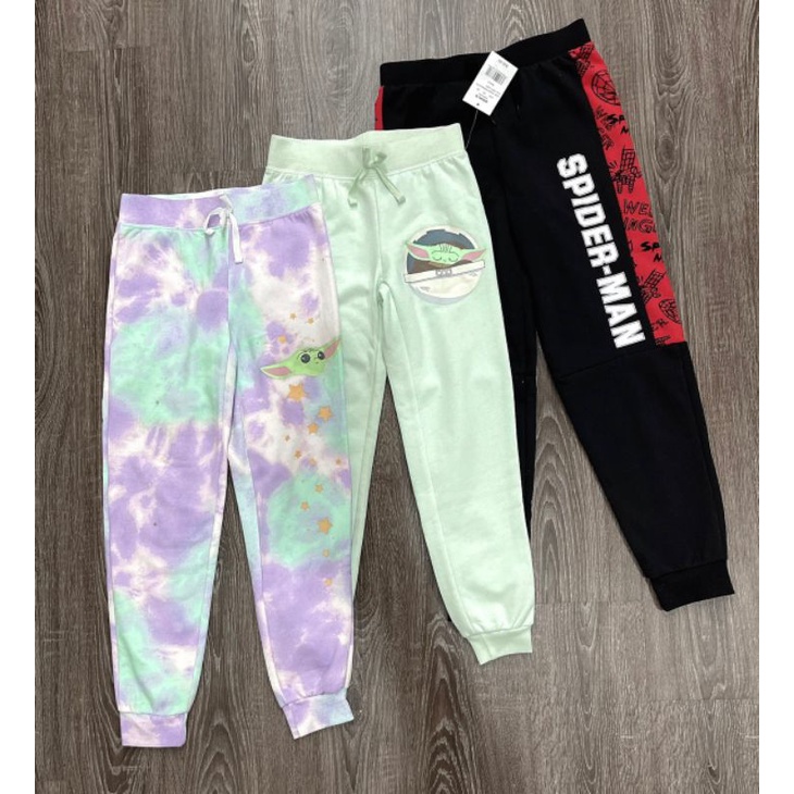Quần jogger nỉ bông Xuất xịn cho bé trai và bé Gái từ 20kg đến 55kg
