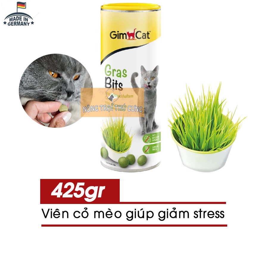 [Lẻ 50 viên] Viên Cỏ Gimcat Cho Mèo (Nhập Đức) Hỗ trợ Tiêu Hóa, Giảm Stress 43k