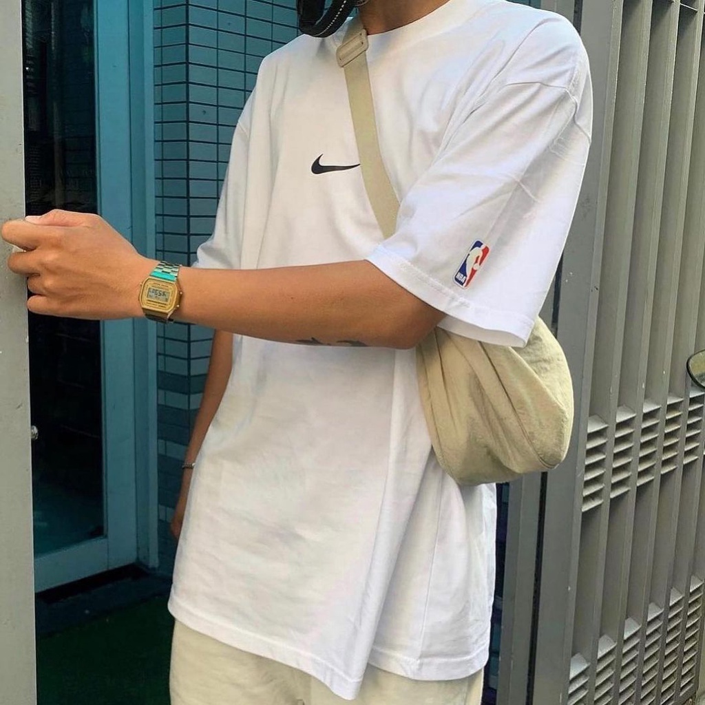 Áo thun tay lỡ unisex nam nữ NIKE X FOG cotton form rộng oversize nhiều màu phong cách ulzzang