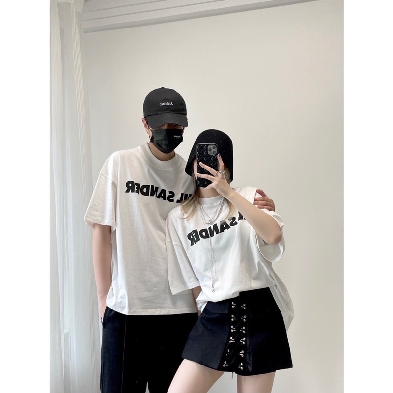 Áo thun tay lỡ Sander cotton 100%