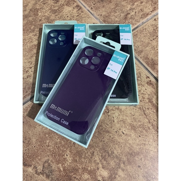 Ốp lưng Memumi siêu mỏng dùng cho ip 14 Pro (6.1") 2022 máy 3 mắt camera size nhỏ