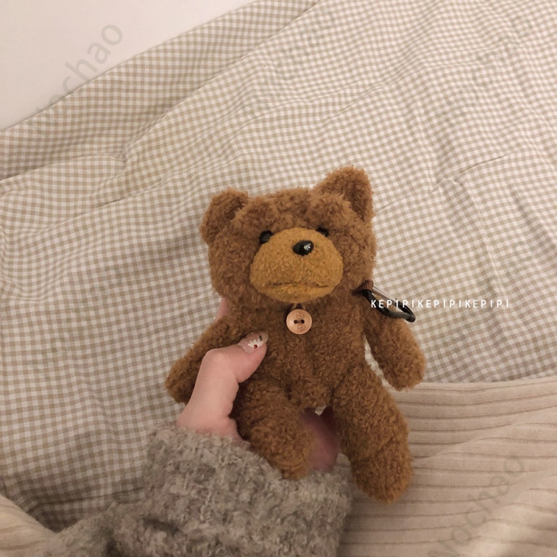 Vỏ Bảo Vệ Hộp Sạc Tai Nghe Bluetooth Không Dây airpods pro2 1 / 2 3 Hình Gấu Nâu Dễ Thương