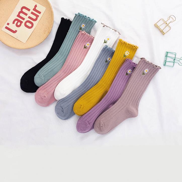 Tất Nữ Cao Cổ KOGANO Vớ Cổ Bèo Nhún Dễ Thương Cho Bạn Gái FAS-001434