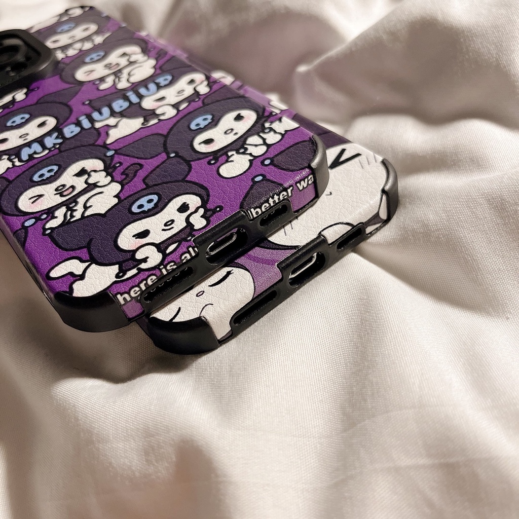 Ốp Điện Thoại Silicon TPU Mềm Hình Kuromi Dễ Thương Cho iPhone 11 14 13 12 PRO X XR XS MAX XSMAX 6 6s 6splus 7 8 plus