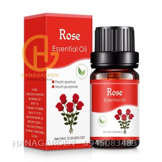 Tinh dầu Hoa Hồng (Rose oil) Tinh dầu thiên nhiên 🍉GIÁ RẺ🍉 Dung Tích: 10ml