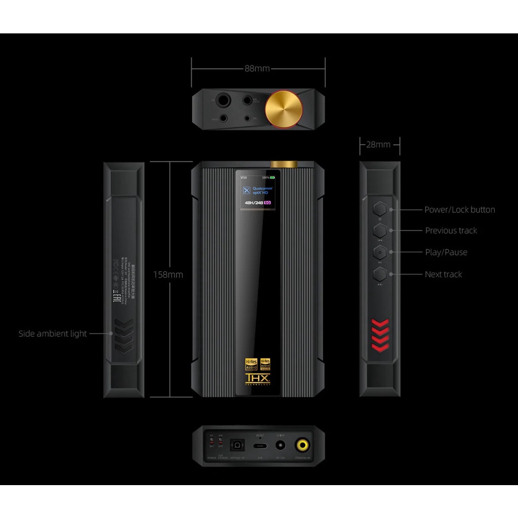 Bộ Chuyên Đổi Âm Thanh DAC/AMP FiiO Q7